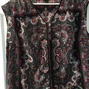 Talbots sleeveless blouse